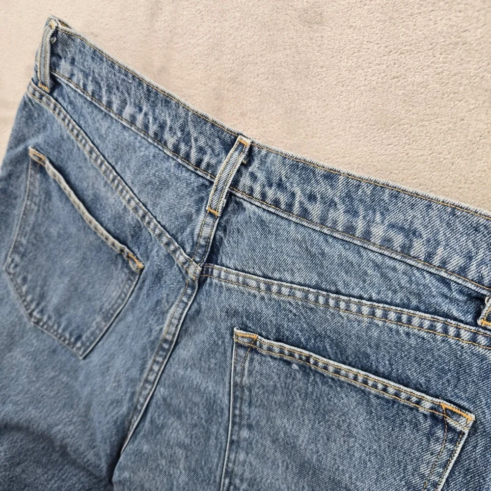 NWT Imogene + Willie Womens 28 Edie Mayfield Jeans Blue High Rise Straight Leg